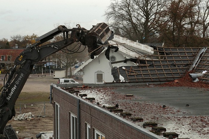 Fotoserie van sloop cichoreifabriek - Foto: Gemeente Dalfsen