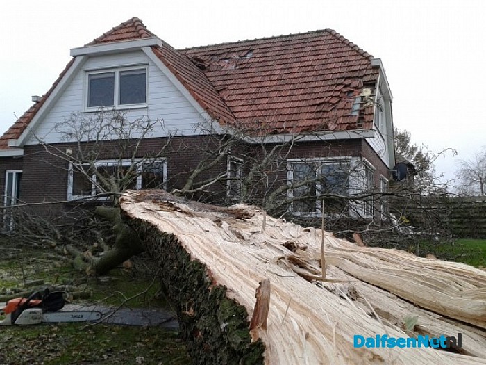 Storm gisteravond