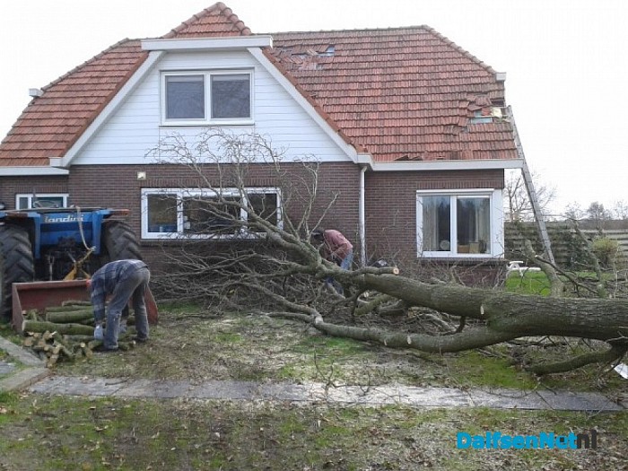 Storm gisteravond