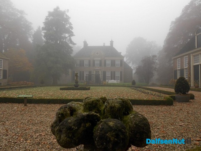 De mist overdag geeft ook wel sfeer