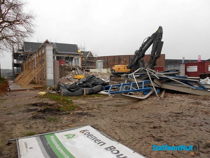 De fabriek op zich is weg