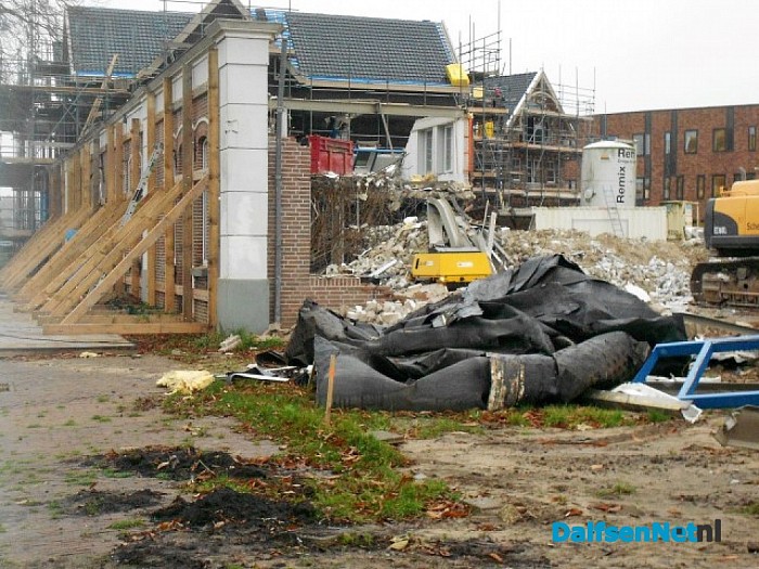 De fabriek op zich is weg