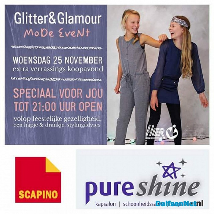 Kindermodeshow bij Hier Mode Dalfsen