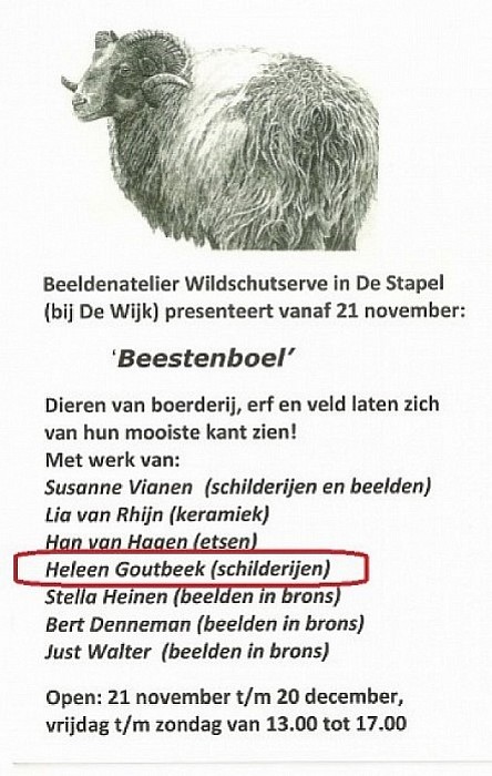 Beestenboel met Heleen Goudbeek - Foto: Eigen geleverde foto