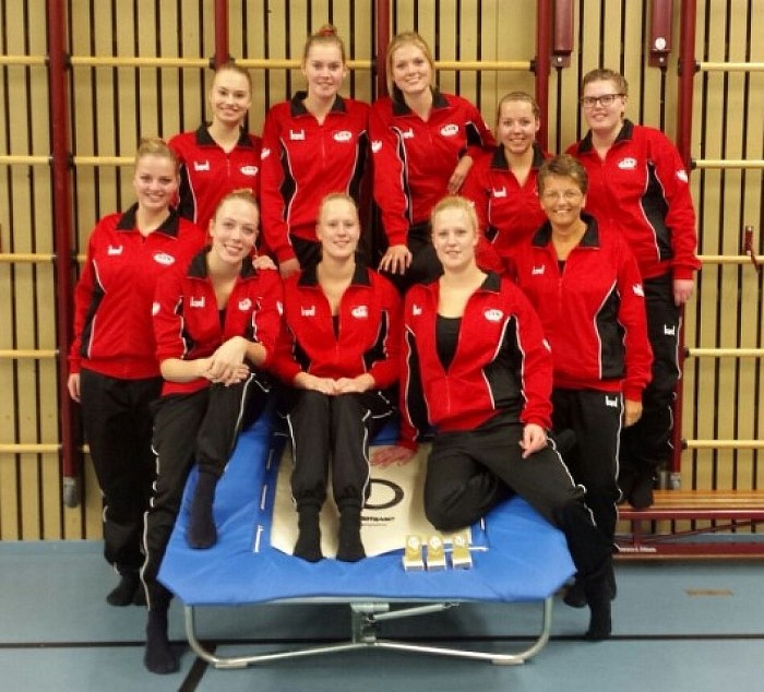 3 x goud voor seniorenteam GV Nieuwleusen - Foto: Eigen geleverde foto