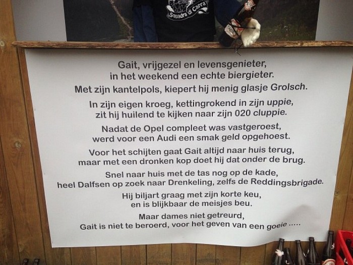 Gait’s bar was gisteravond open - Foto: Eigen geleverde foto