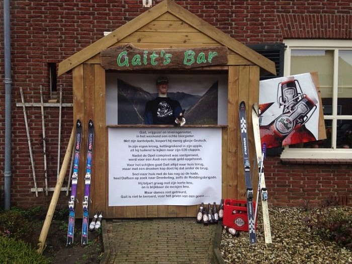 Gait’s bar was gisteravond open - Foto: Eigen geleverde foto