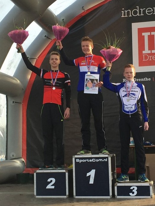 Podiumplek voor Dalfsenaar Ruben Slot - Foto: Eigen geleverde foto