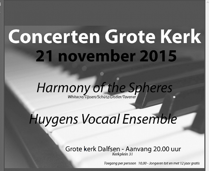 Namens concertcommissie Grote Kerk Dalfsen - Foto: Eigen geleverde foto