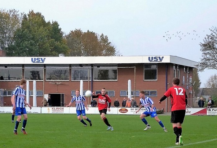 USV toont veerkracht tegen De Gazelle - Foto: Eigen geleverde foto