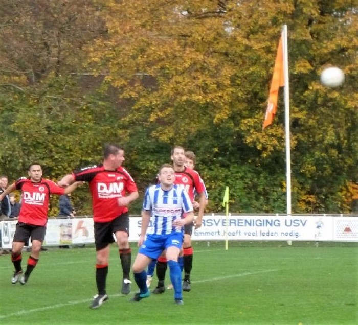 USV toont veerkracht tegen De Gazelle - Foto: Eigen geleverde foto