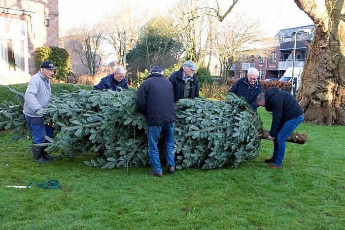 2015 Ook dit jaar weer schitterende kerstboom voor Hospice - Foto: Geert Bistervels