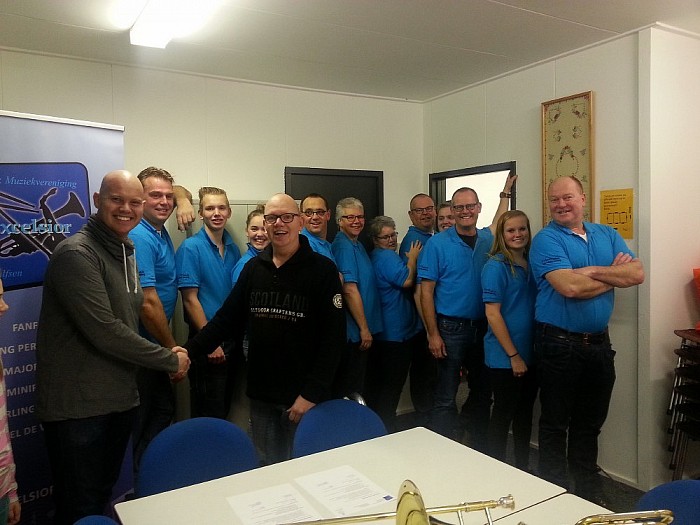 Printhuus nieuwe hoofdsponsor Muziekvereniging Excelsior. - Foto: Eigen geleverde foto