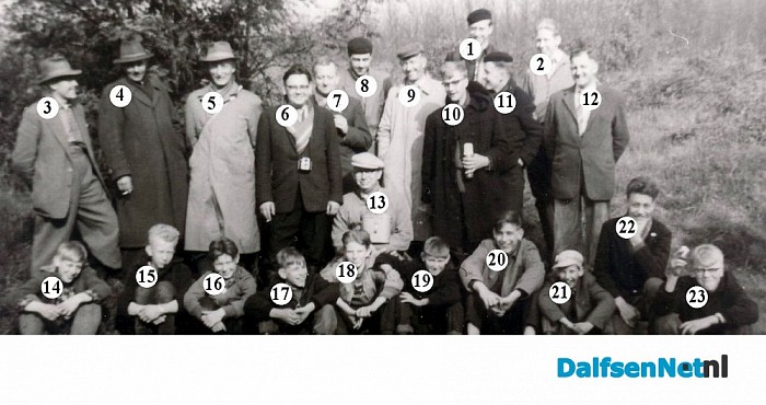 Namen gezocht groepsfoto - Foto: Historische Kring Dalfsen
