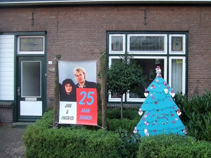 Jan en Ingrid 25 jaar samen - Foto: Wim
