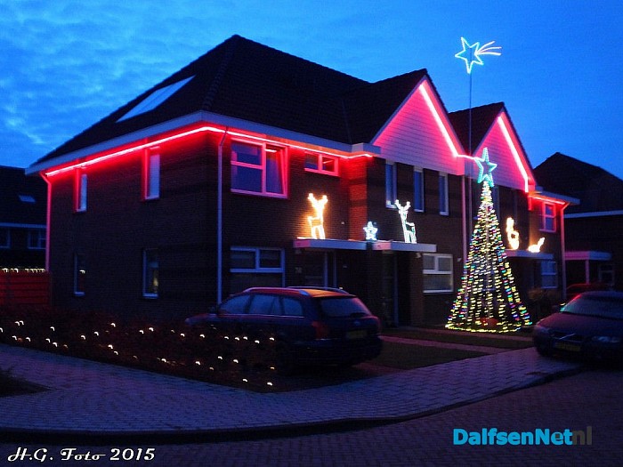 Oudeusen in kerstsfeer. - Foto: H.G. Foto
