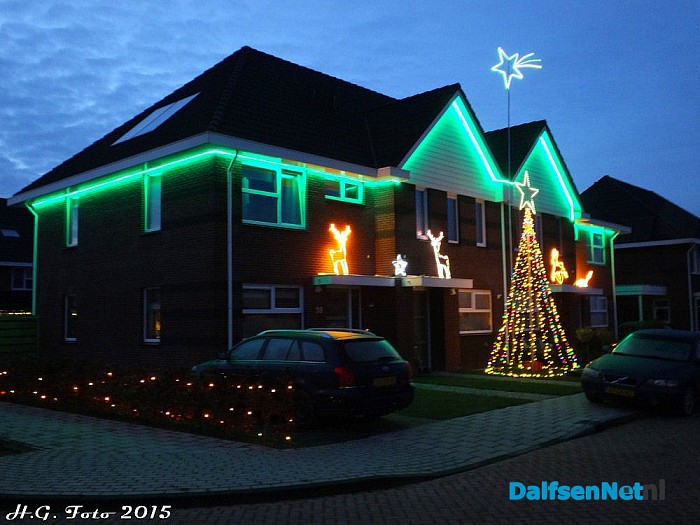 Oudeusen in kerstsfeer. - Foto: H.G. Foto