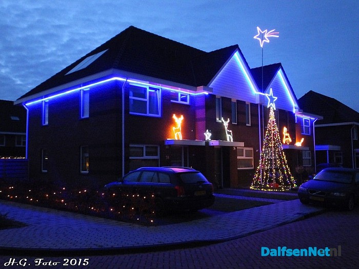 Oudeusen in kerstsfeer. - Foto: H.G. Foto