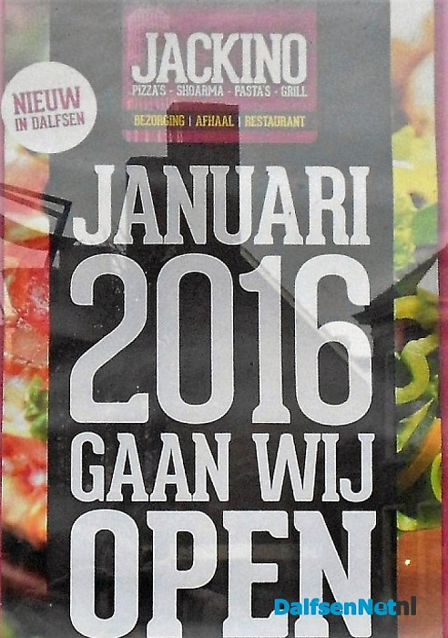 In januari gaat Jackino open