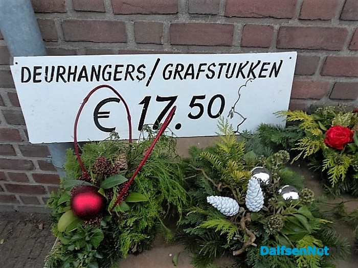 Pingelen bij de kerstbomen