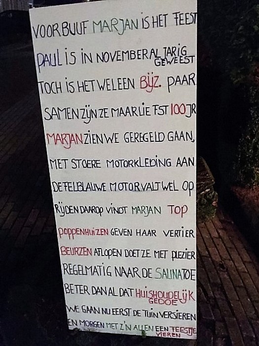 Sara is vieftig, Marian Spin ook - Foto: Eigen geleverde foto