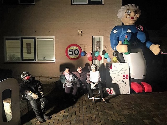 Sara is vieftig, Marian Spin ook - Foto: Eigen geleverde foto