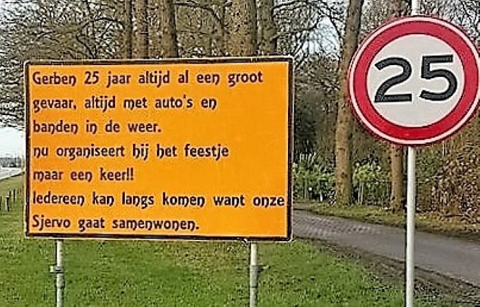 Nieuwe borden langs de Hessenweg? - Foto: Eigen geleverde foto
