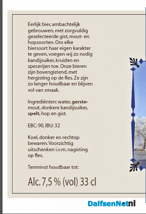 Nieuw Vechtdalbiertje komt er aan, moment nog