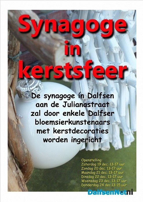 Kerstsfeer in de Synagoge in Dalfsen