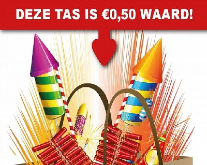 Volle plastic zak levert € 0,50 op - Foto: Gemeente Dalfsen