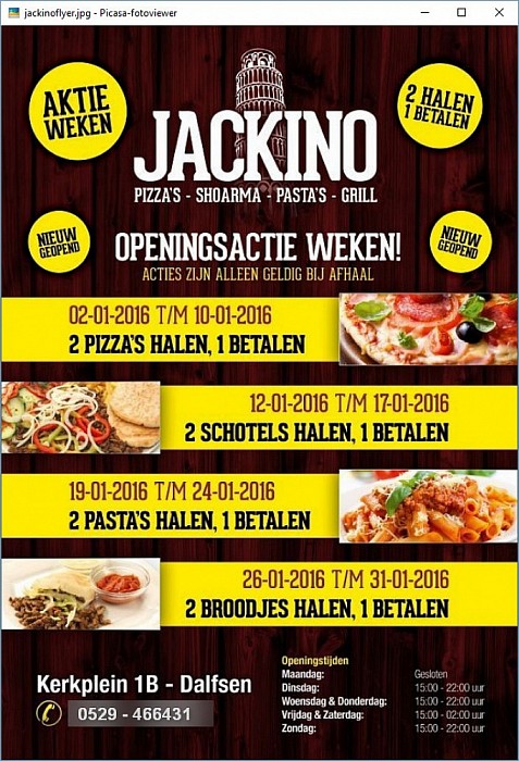 Na telefoonstoring van gisteravond is Jackino nu weer bereikbaar