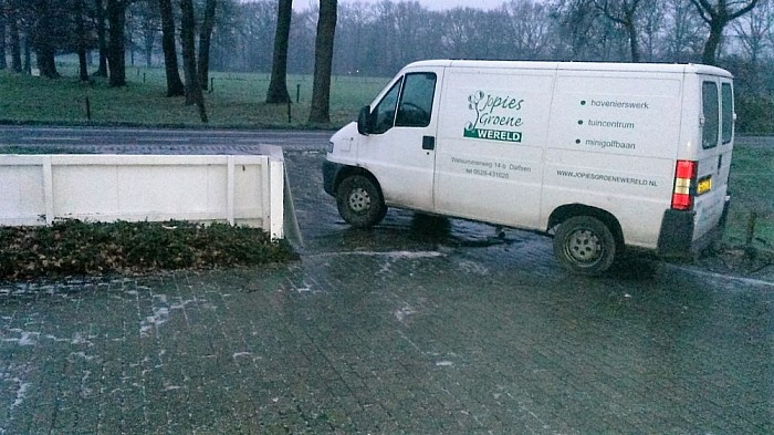 Hek is van de dam, maar Jopie nog lang niet - Foto: Eigen geleverde foto