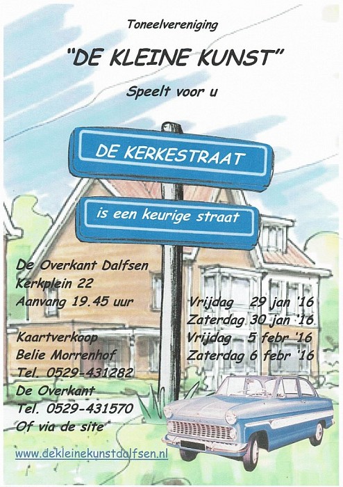 Toneelvereniging “De Kleine Kunst” speelt