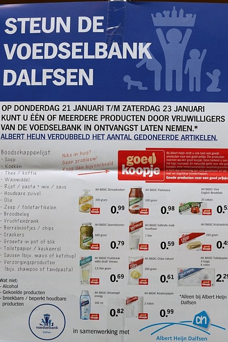 Inzamelactie Voedselbank groot succes