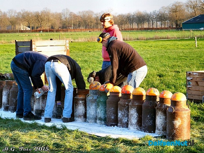 Carbid schieten in de regio. - Foto: H.G. Foto