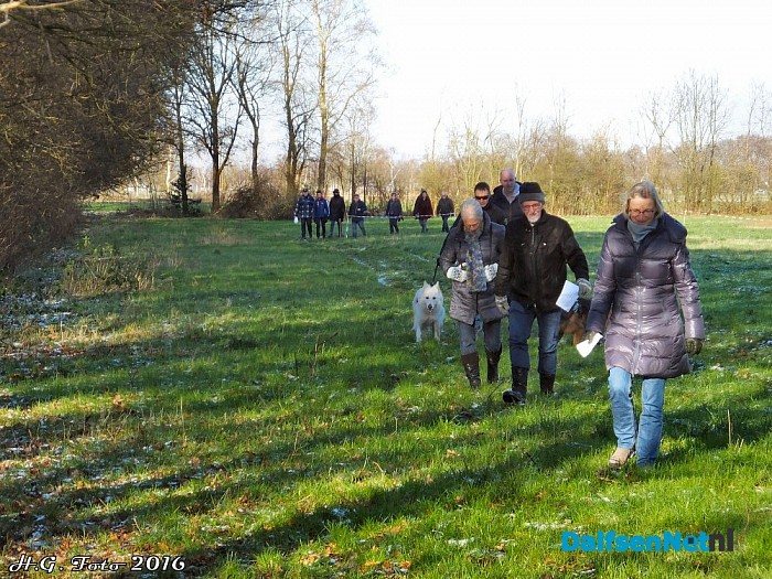 Geslaagde snertwandeling van ijsclub de Poel - Foto: H.G. Foto