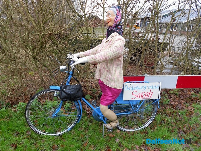 Hele buurt op de fiets naar Gerda