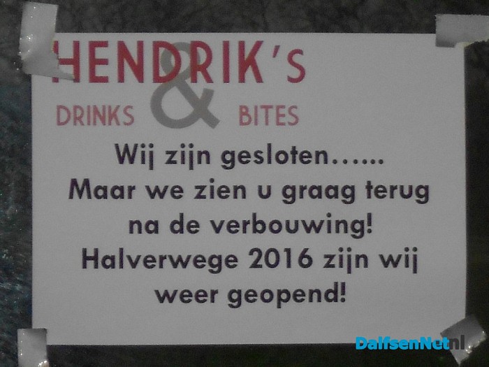 Hendrik in de steigers
