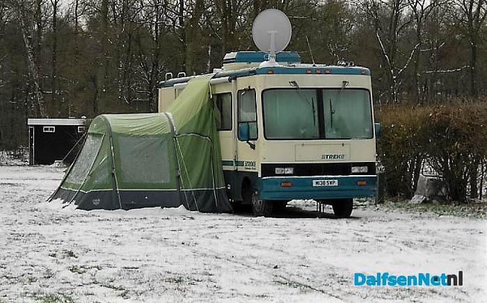 TV opnames: camping Starnbosch als wintercamping