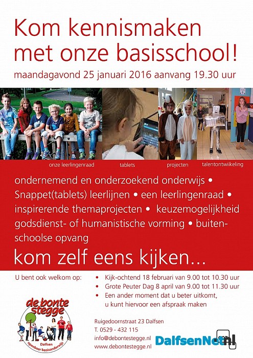 Kom kennis maken met onze basisschool