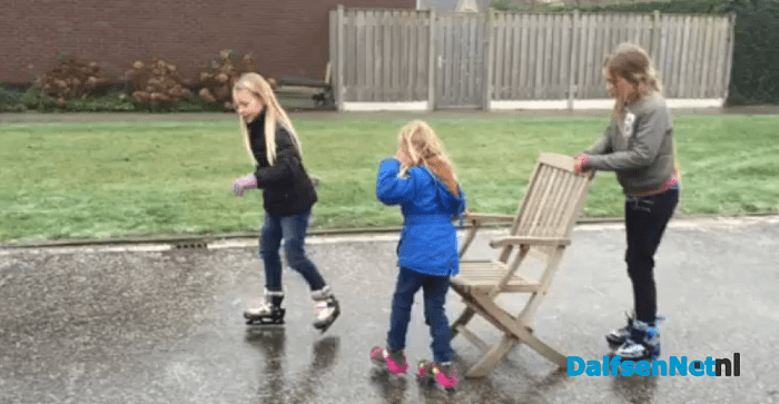 Schaatsen op de weg