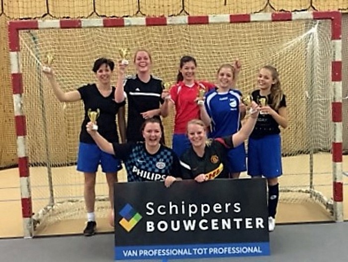 Kerstzaalvoetbal dames van ASC’62 - Foto: Eigen geleverde foto