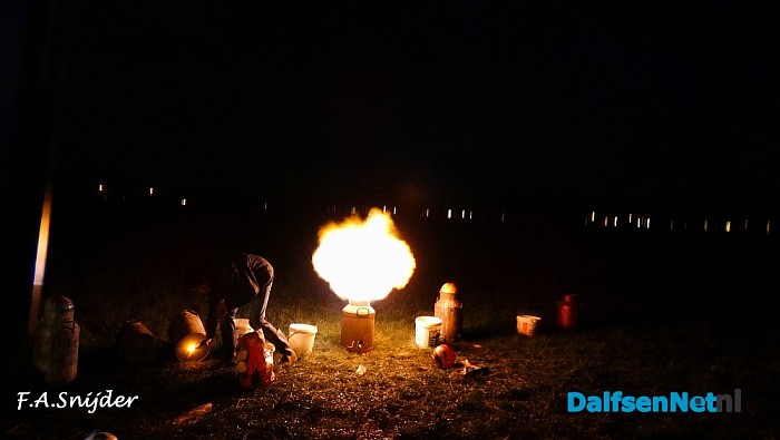 Carbid schieten geeft mooie foto’s (Ankum)