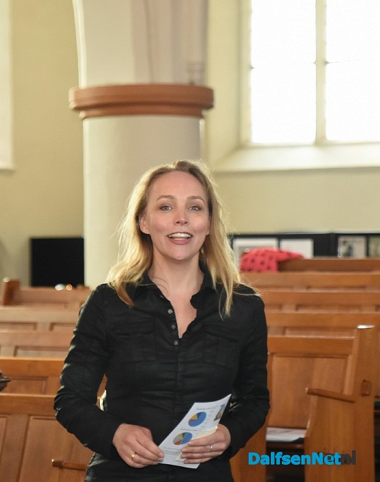 Kerkbalans ingeluid door Sabine Uitslag in de Grote Kerk Dalfsen - Foto: Johan Bokma