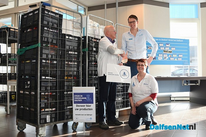 Mooi eindresultaat AH-actie t.b.v. voedselbank. - Foto: Johan Bokma