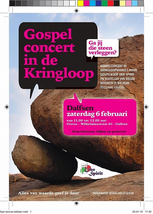 Gospelconcert bij Dorcas Winkel in Dalfsen - Foto: Eigen geleverde foto