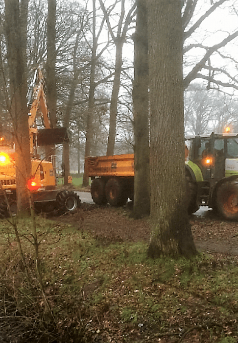 Pekkeriet diept gracht den Berg uit - Foto: Eigen geleverde foto