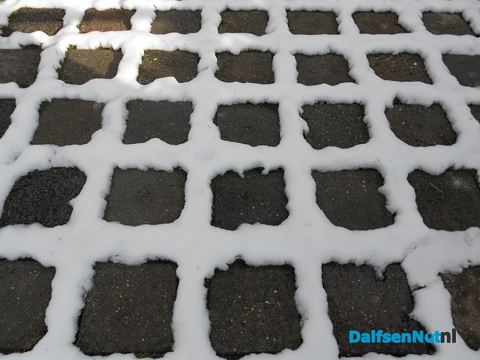 De sneeuw is nog niet overal weg