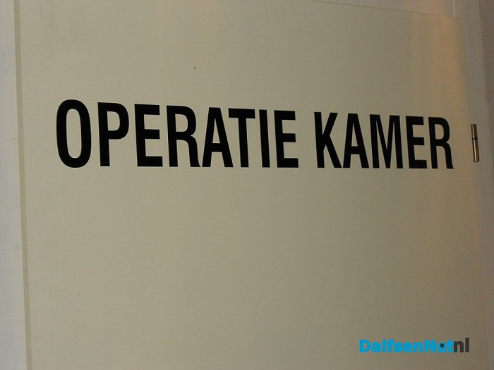 Het Boskamp ingericht als ziekenhuis