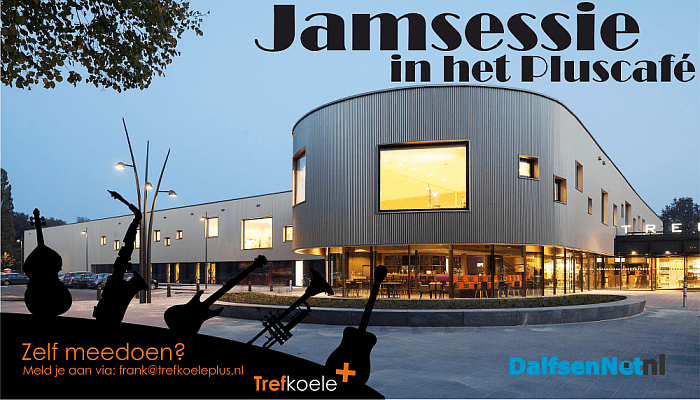 Jamsessie in het PlusCafé